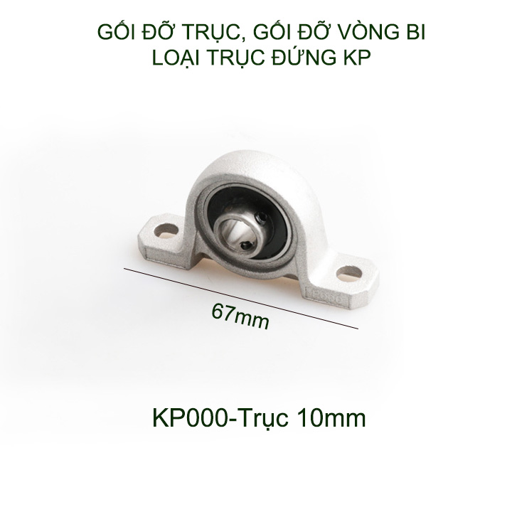 01 Gối đỡ trục, gối đỡ vòng bi loại đứng KP, làm bằng hợp kim chắc chắn