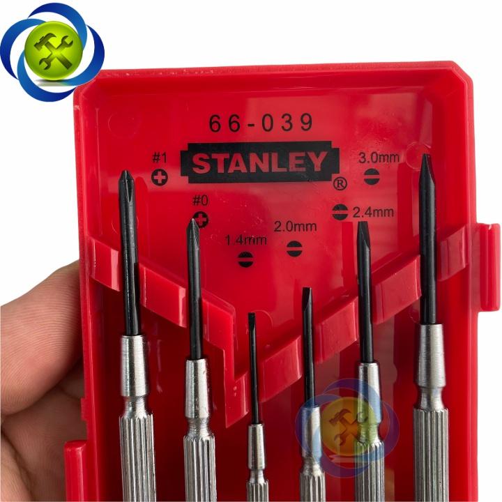 Bộ vít điện tử Stanley STHT66039-8 cán sắt 6 cây