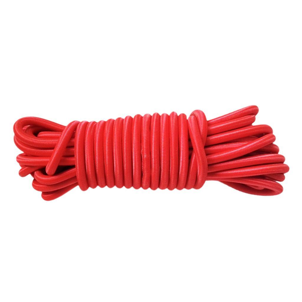 2pcs Elastic Bungee Shock Cord for Tie Downs, Boat, Kayak, Roof Rack, Trailers