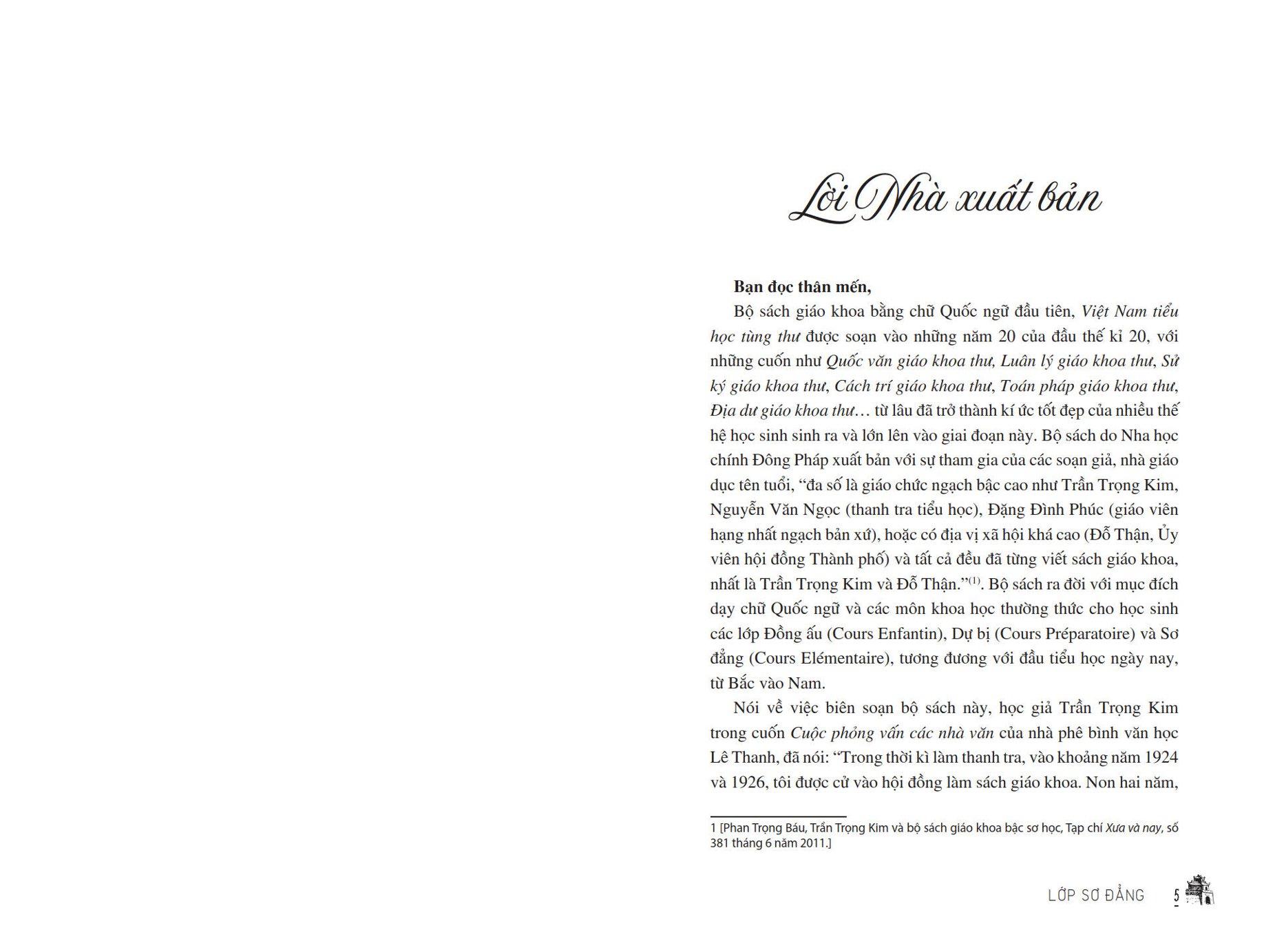 Sách Việt Nam Tiểu Học Tùng Thư [Tái Bản 2025