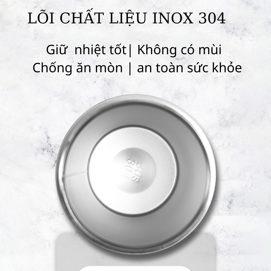 Ly cốc giữ nhiệt coffee lõi inox 304 có ống hút TiLoKi TGN08 dung tích 400ml
