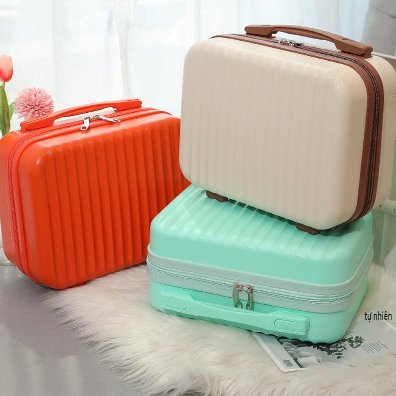 Hộp đựng mỹ phẩm xách tay 14 inch được ưa chuộng nhất vali du lịch du lịch đơn giản hộp bảo quản sản phẩm chăm sóc da dung tích lớn hộp quà tặng