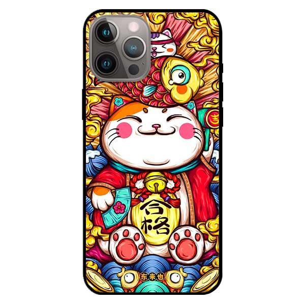 Ốp lưng dành cho Iphone 12 Mini - Iphone 12 - Iphone 12 Pro -  Iphone 12 Pro Max - Mèo Đội Cá
