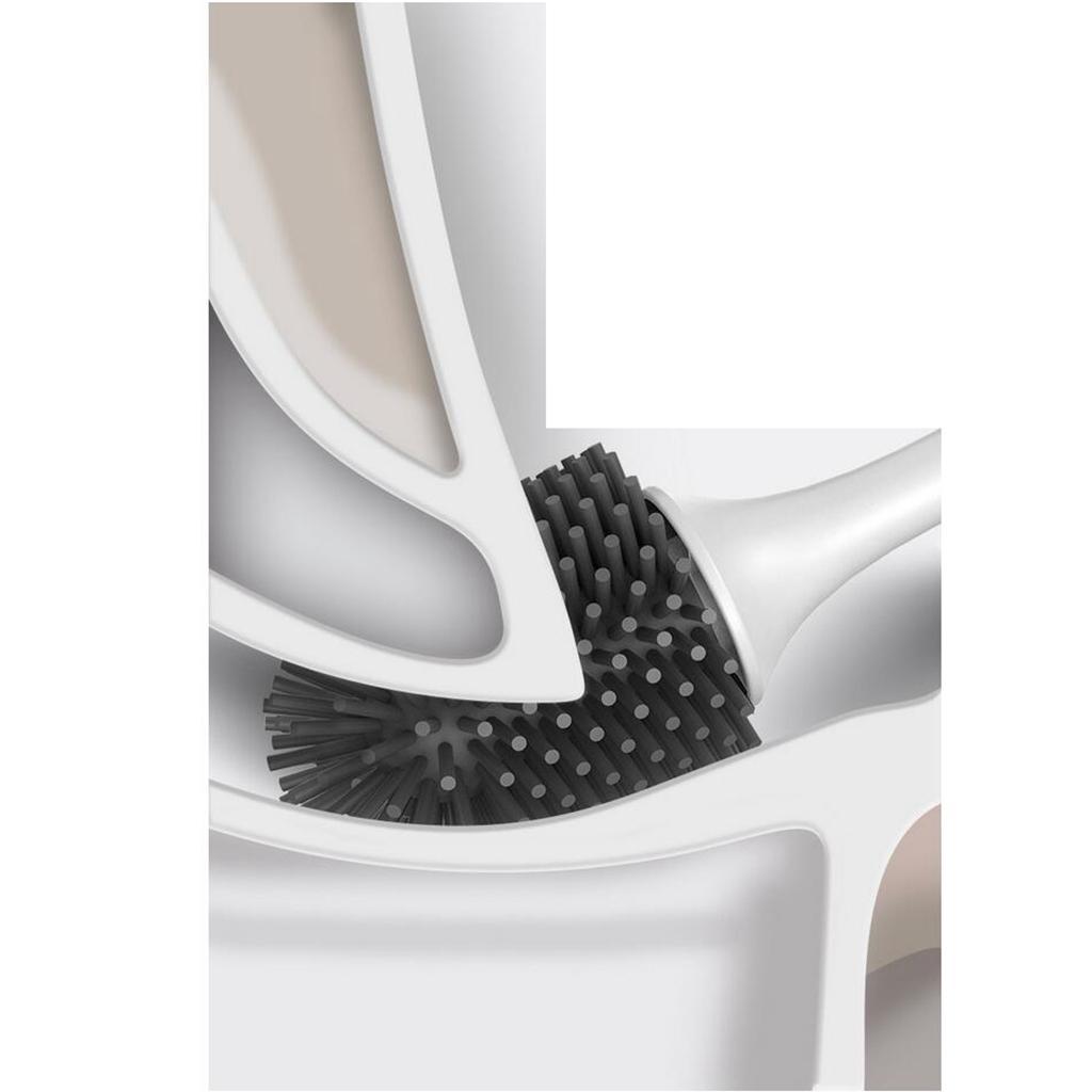 Toilet Washroom Brush Set with Holder Bathroom Cleaning Tool Floor Standing