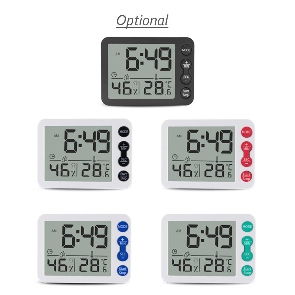 Nhiệt kế & ẩm kế kỹ thuật số trong nhà với màn hình LCD