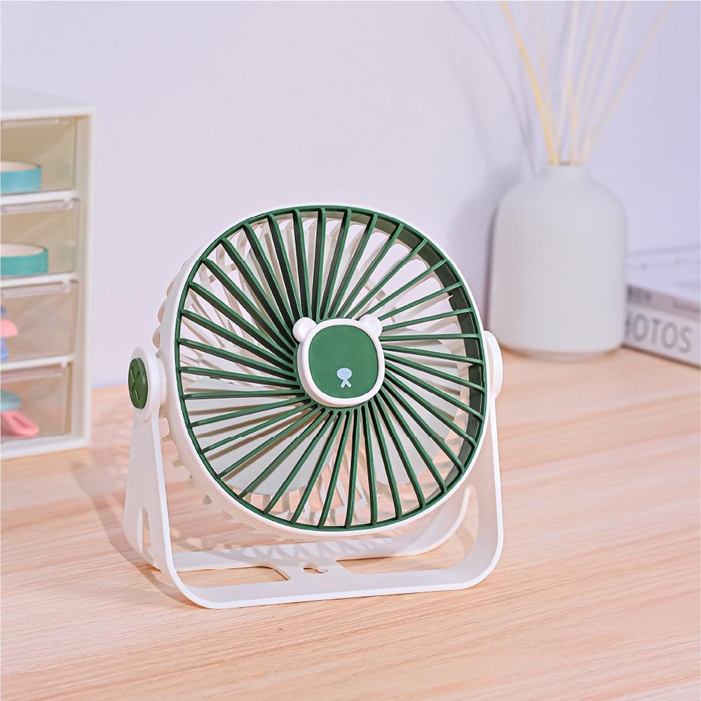 Quạt Mini Để Bàn Có Cổng Sạc USB Kèm Móc Treo Mới