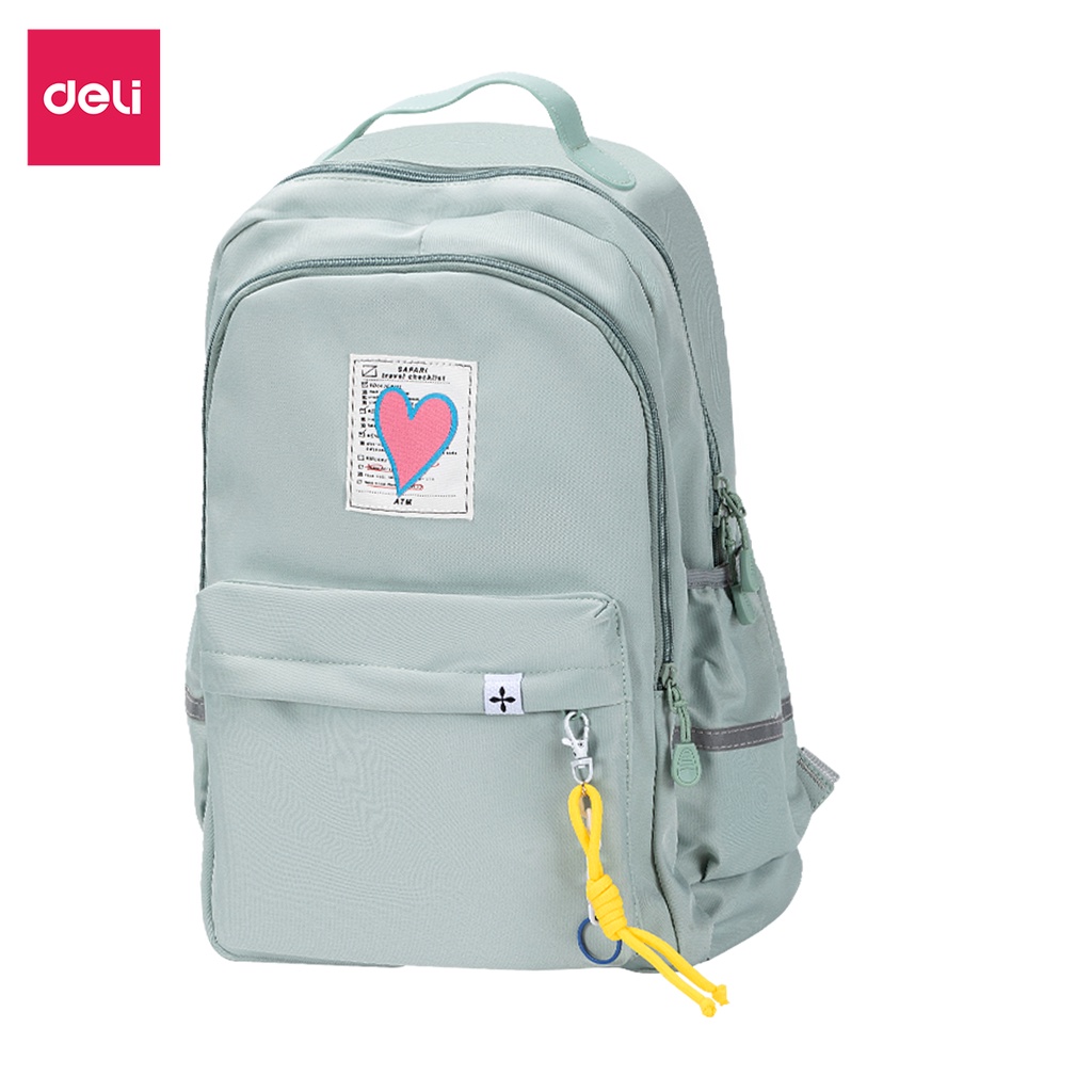 Balo Đi Học Hàn Quốc Ulzzang Thời Trang Nam Nữ Deli - Phù Hợp Cho Học Sinh Cấp 2 Cấp 3 Tiểu Học Trung Học Sinh Viên Chống Nước Đựng Được Laptop Đi Chơi Du Lịch Dễ Thương Cute Nhiều Màu Cá Tính Unisex Nam Nữ