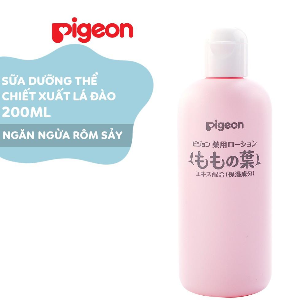 Sữa dưỡng thể chiết xuất lá đào Pigeon 200ml - HSD: 03/2024