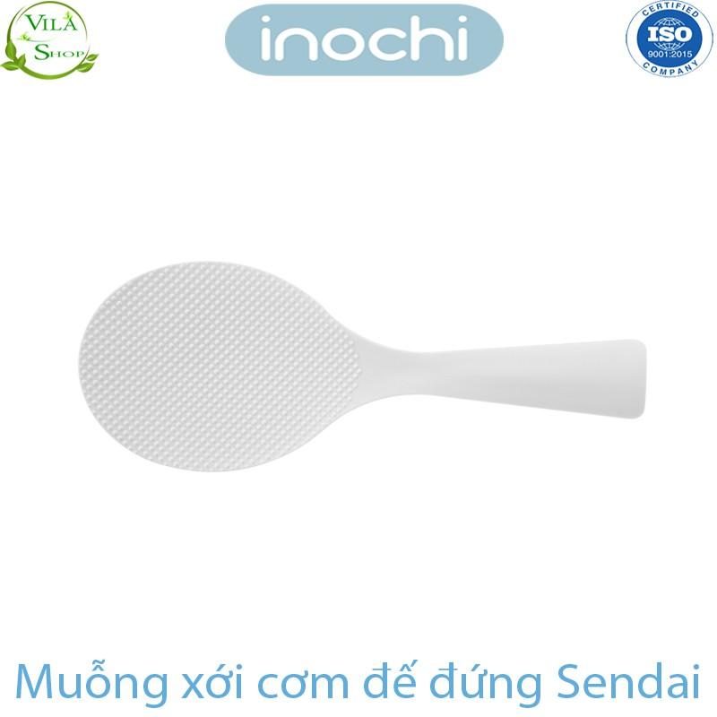 Muôi Xơi Cơm, Muỗng Xới Cơm Chống Dính Và Muỗng Xới Cơm Đế Đứng Sendai, Nhựa Inochi Cao Cấp Tiêu Chuẩn Nhật