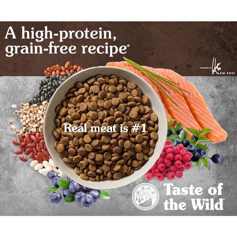 THỨC ĂN HẠT CHO MÈO GRAIN FREE - TASTE OF THE WILD