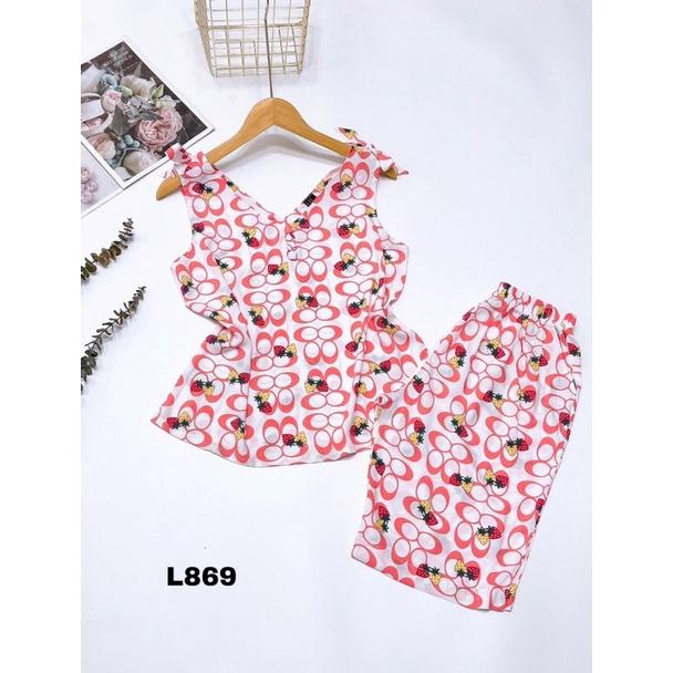 Bộ Lanh Lửng Cổ Tim Nơ Vai