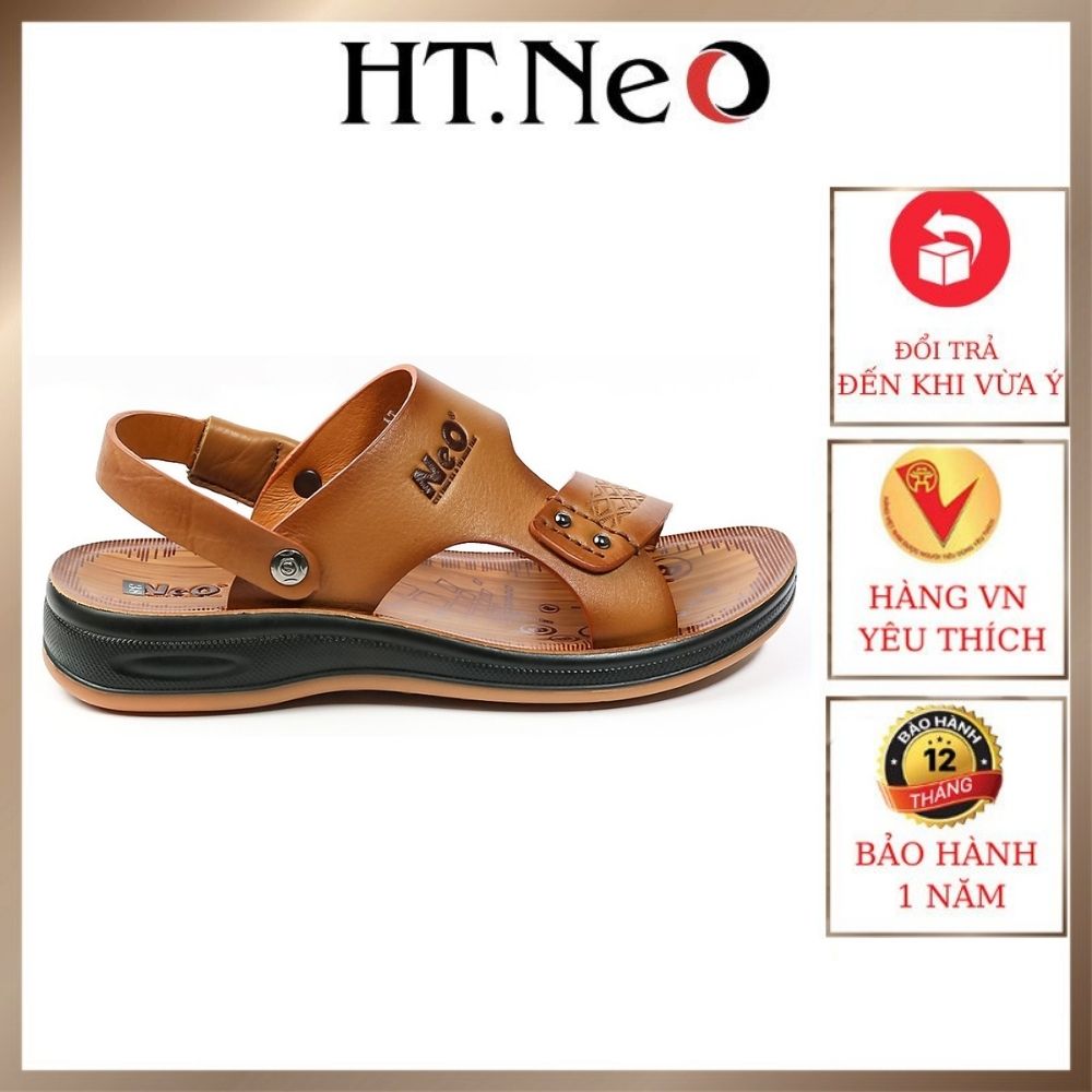 SANDAL NAM DA BÒ CAO CẤP ĐẾ CAO 3.5CM SD82-NS