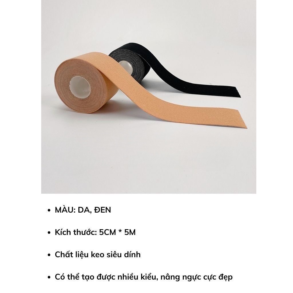 Cuộn Dán Ngực Miếng Dán Nâng Ngực Tạo Được Nhiều Kiểu Nâng Ngực Đa Năng Màu Da