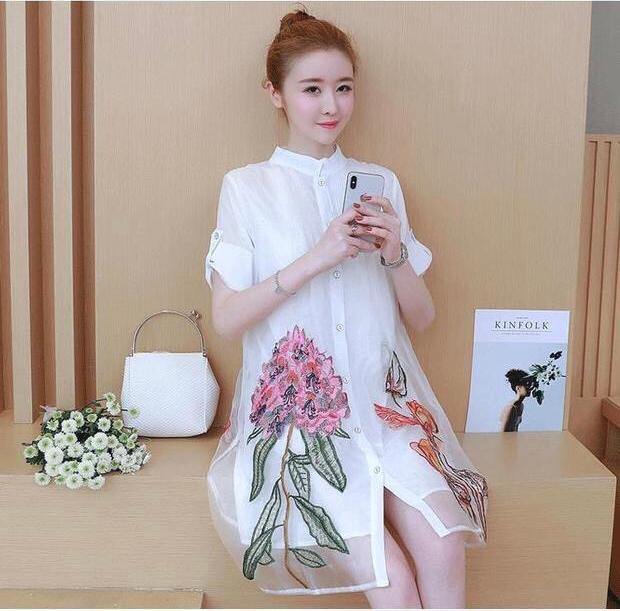 ĐẦM SUÔNG IN BÔNG - DT1294-150