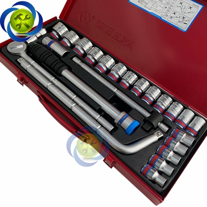 Bộ tuýp 1/2 hệ inch Kingtony 4024SR 24 chi tiết loại 12 cạnh