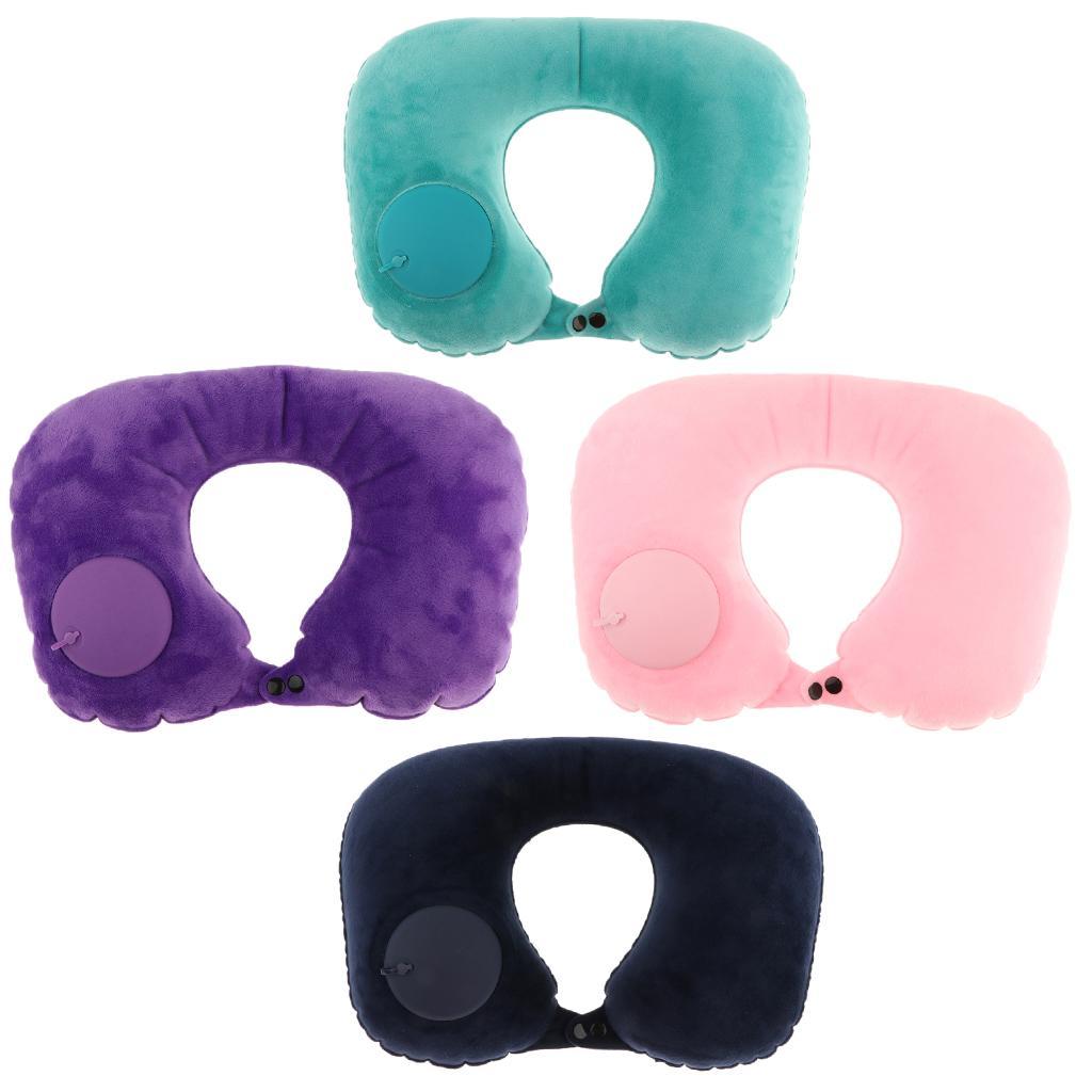 Washable Neck Support Headrest Travel Sleep U Shape Neck Pillows Cushion for Men Women