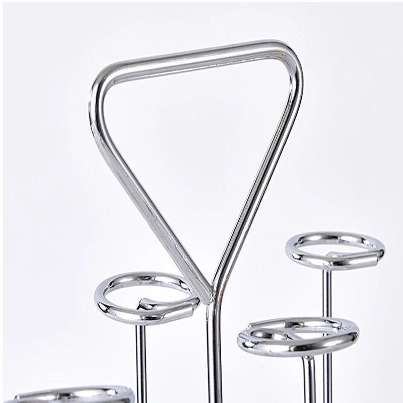 Khay úp cốc inox tay tam giác mã CYF610