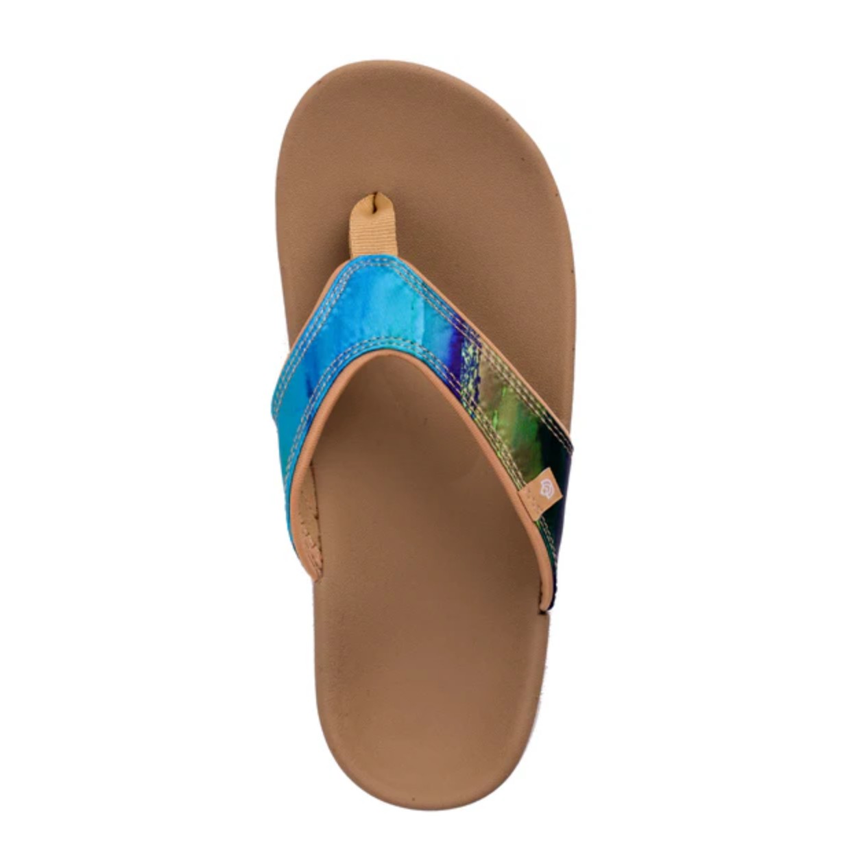 Dép xỏ ngón sức khỏe nữ Spenco Yumi Monet Aqua - nâng vòm cho bang chân bẹt