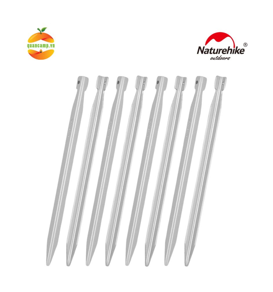 Bộ cọc lều nhôm chữ V Naturehike CNK2300ZP016 (bộ 8 chiếc)