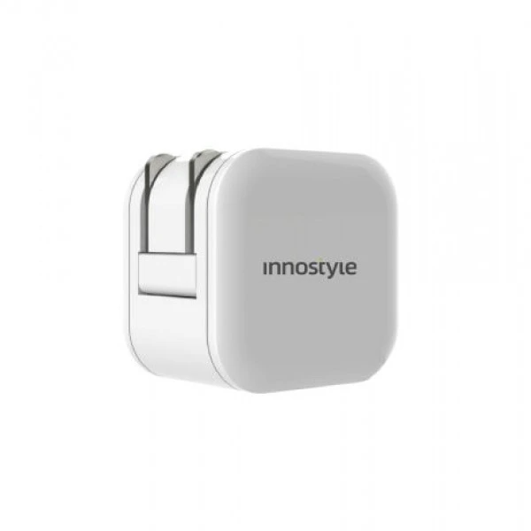 Cốc sạc Innostyle 2 cổng 12W USB-A Minigo 2 Smart Charging Ai - 2021 Hàng chính hãng