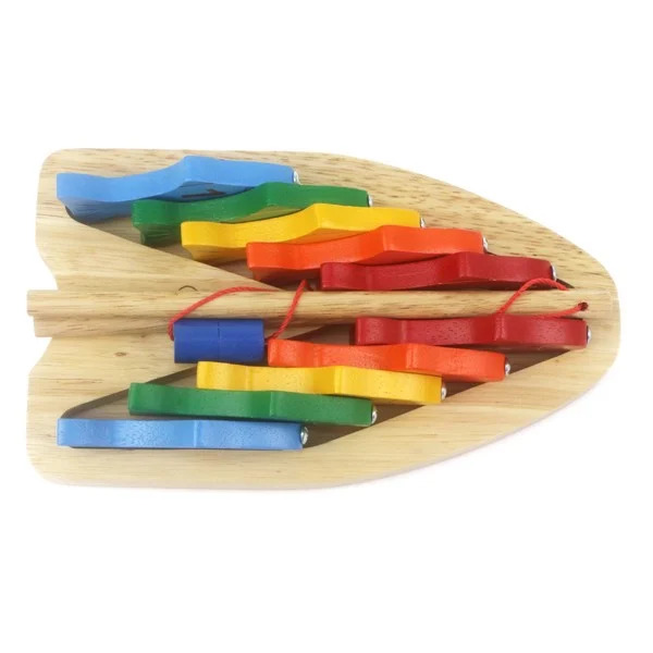 Bộ câu cá 10 số nhiều màu sắc dễ thương - Đồ chơi gỗ giáo dục sớm