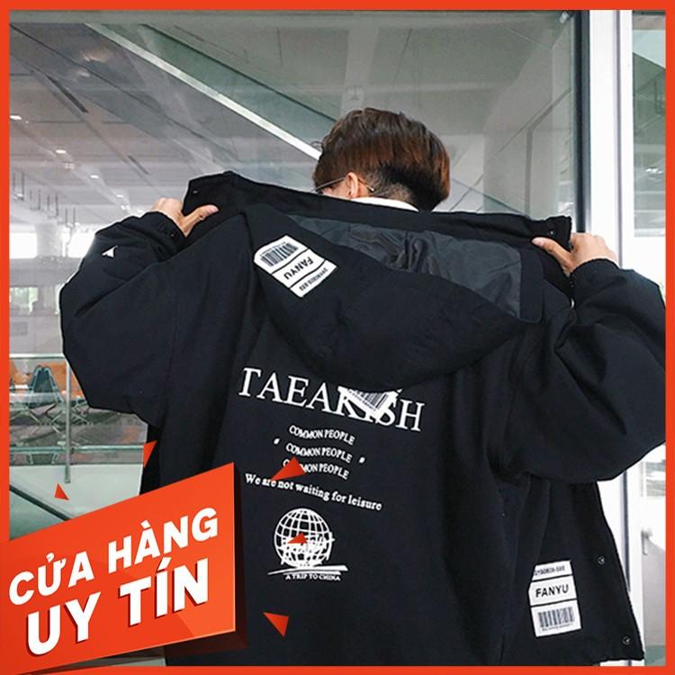 Áo Khoác KaKi Gió Dù Nam Hàn Quốc Trái Đất