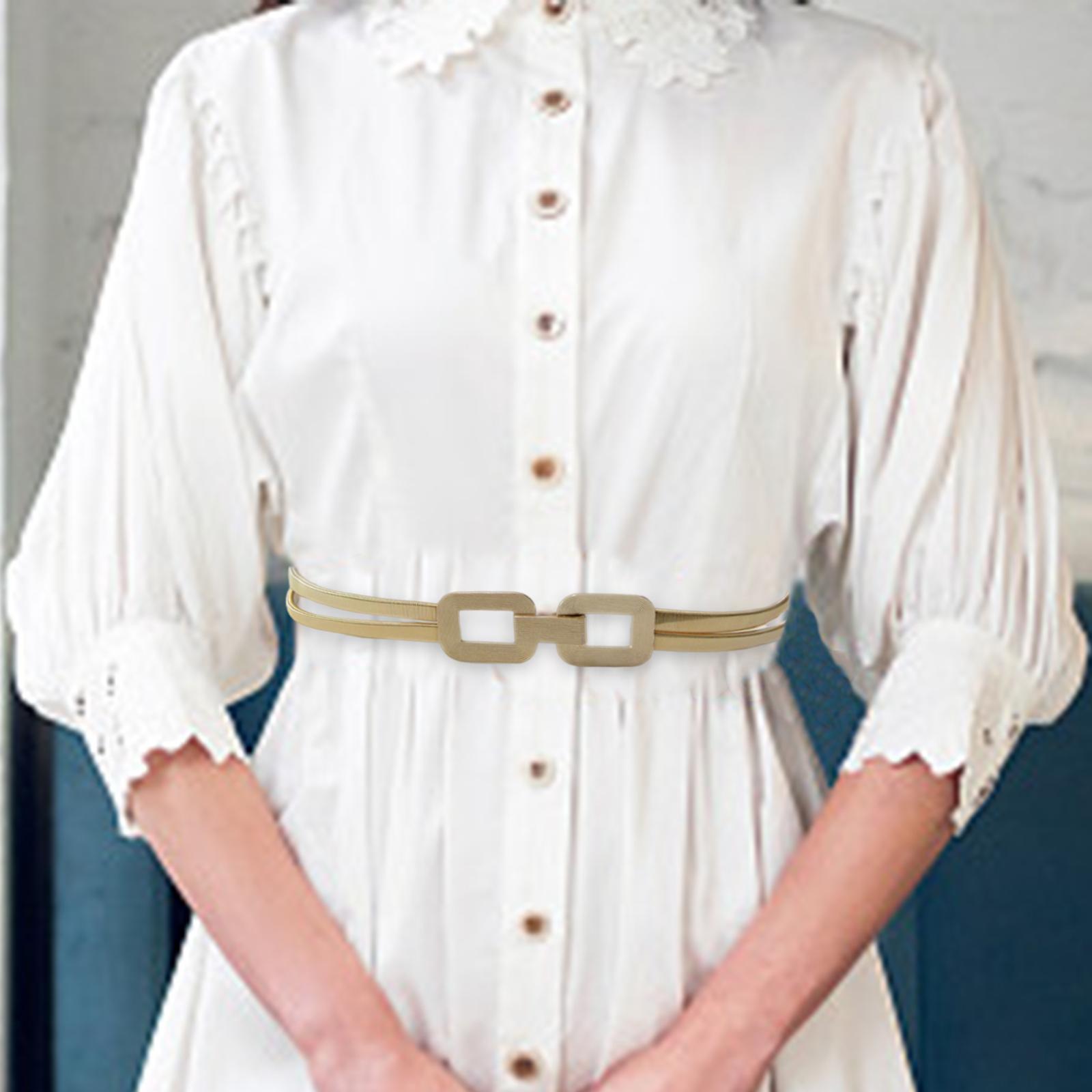 Women Dress Waist Belt Simple Elastic Belt Ladies Belt for Pants Women Men