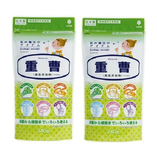 Combo Túi bột Baking Soda tẩy rửa vết bẩn đa năng 240g  Kokubo - Nội địa Nhật Bản - Combo 2
