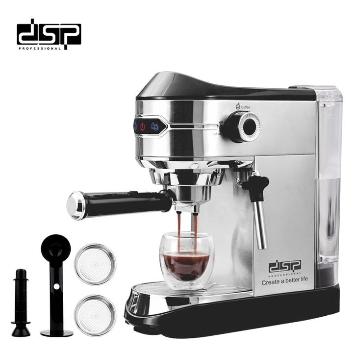 Máy pha cà phê Espresso DSP KA3065 Áp lục bơm 15bar - Hàng Chính Hãng