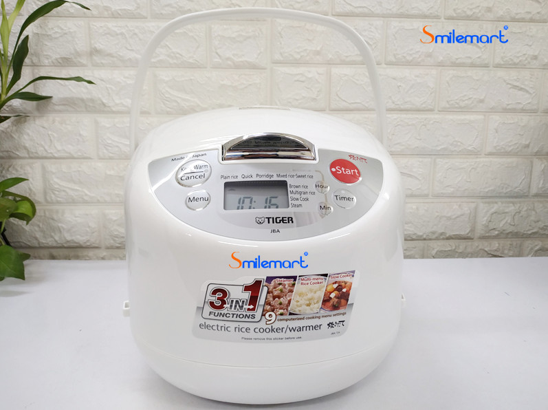 Nồi Cơm Điện Tử Tiger JBA-A10W - 1L - Hàng chính hãng