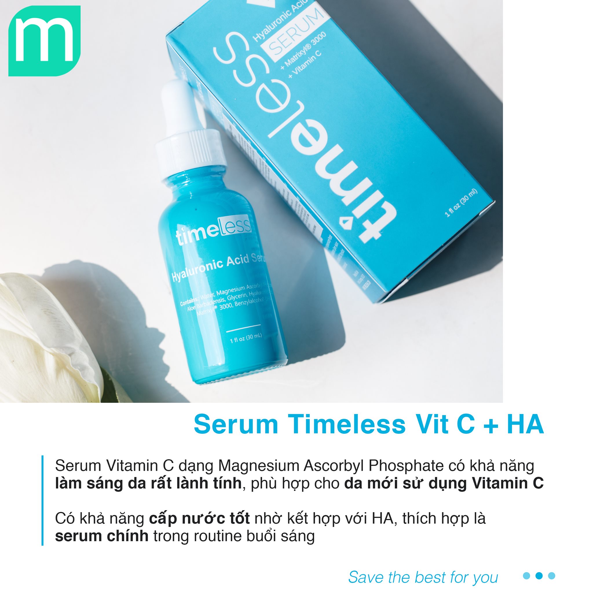 Serum Timeless Hyaluronic Acid + Vitamin C 30ml