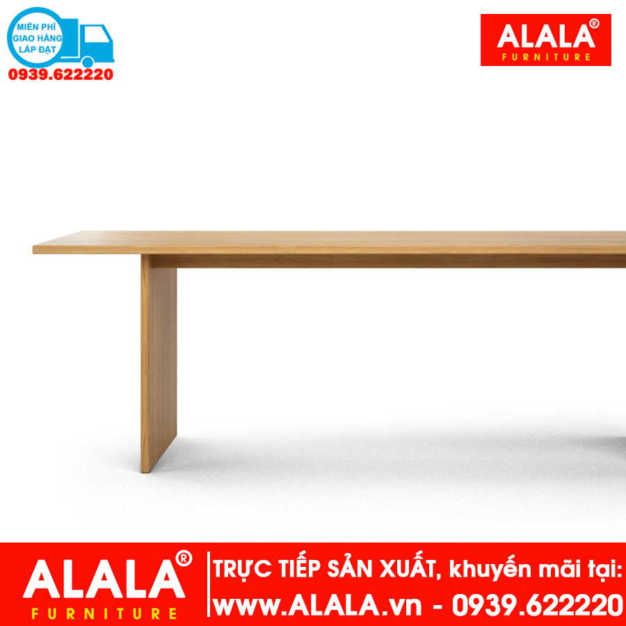 Bàn ăn ALALA918 gỗ HMR chống nước - www.ALALA.vn - 0939.622220