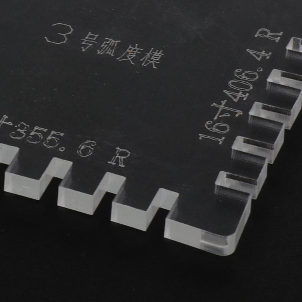 Acrylic Guitar Fingerboard Fretboard Ruler Measuring Tool