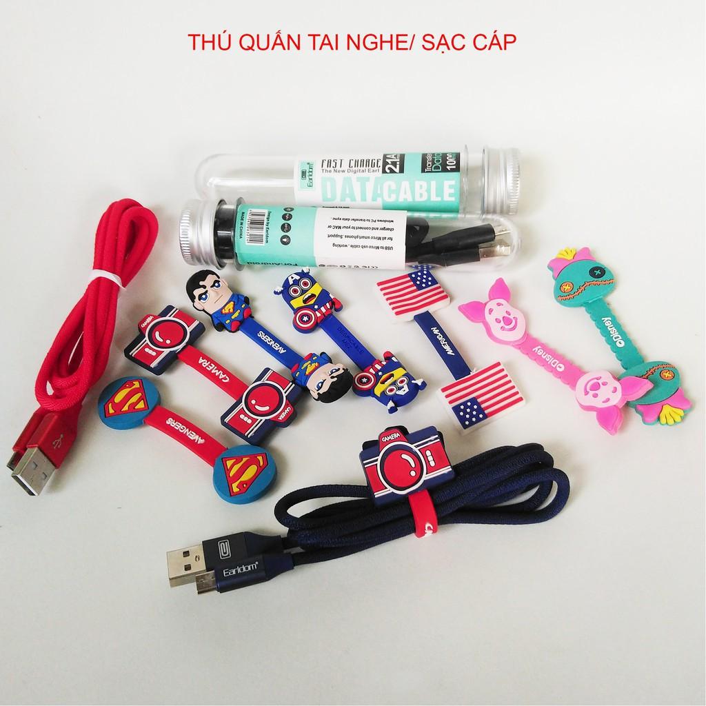 DÂY CUỐN CÁP SẠC/ TAI NGHE HÌNH THÚ DTQ(92