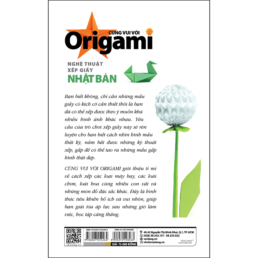 Cùng Vui Với Origami - Nghệ Thuật Xếp Giấy Nhật Bản