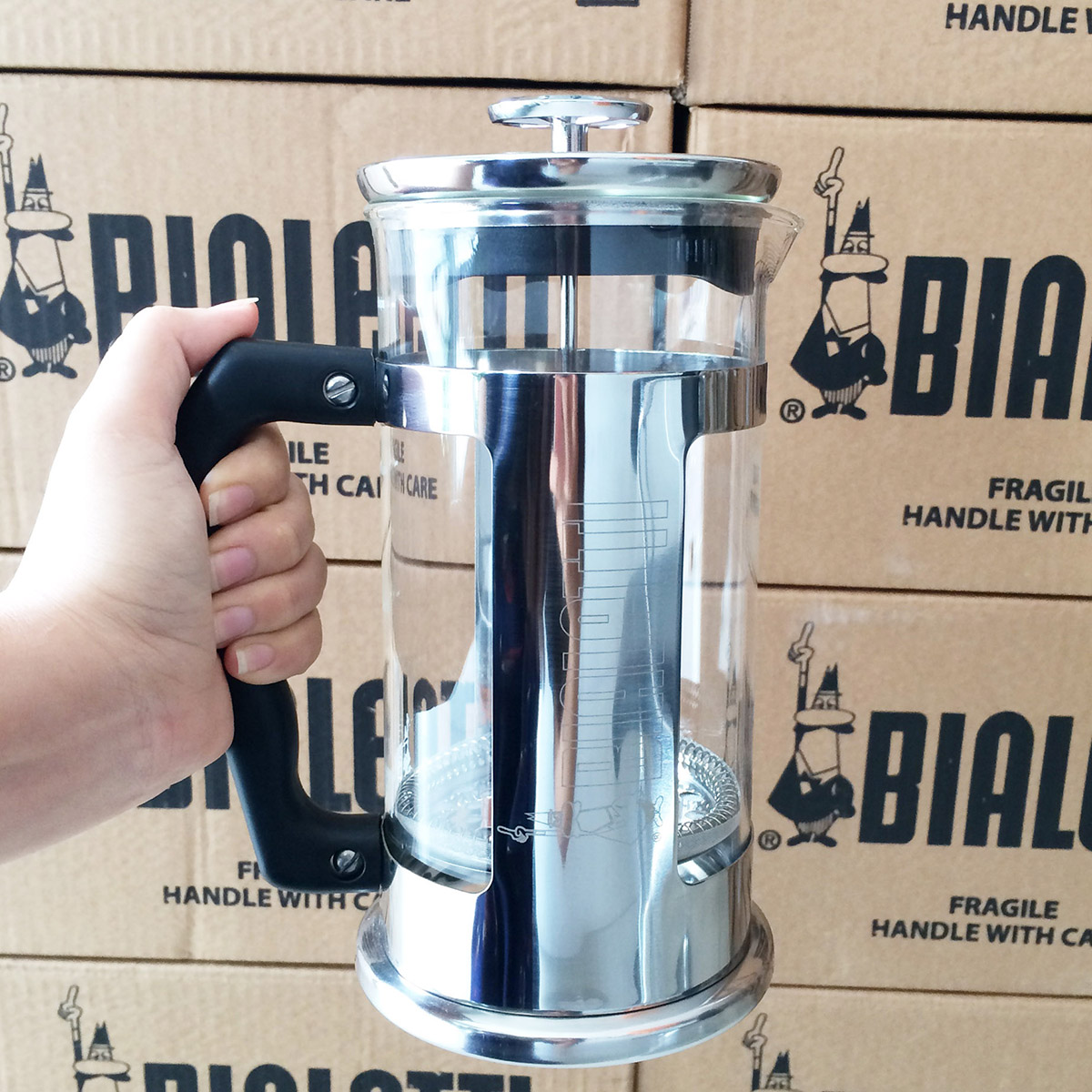 BÌNH PHA TRÀ, CÀ PHÊ BIALETTI SIGNATURE FRENCH PRESS (1 LÍT)