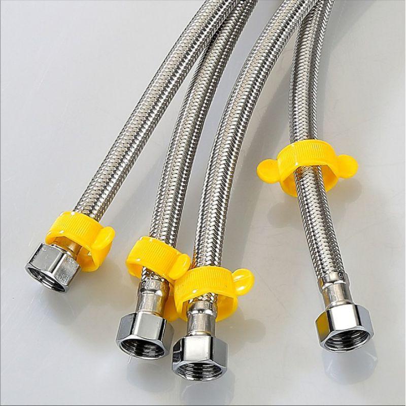 Dây cấp nước INOX chịu nhiệt cao cấp dài 40cm,50cm,60cm,80cm,1m.dây cấp bồn tắm máy nóng lạnh vòi lavabo .