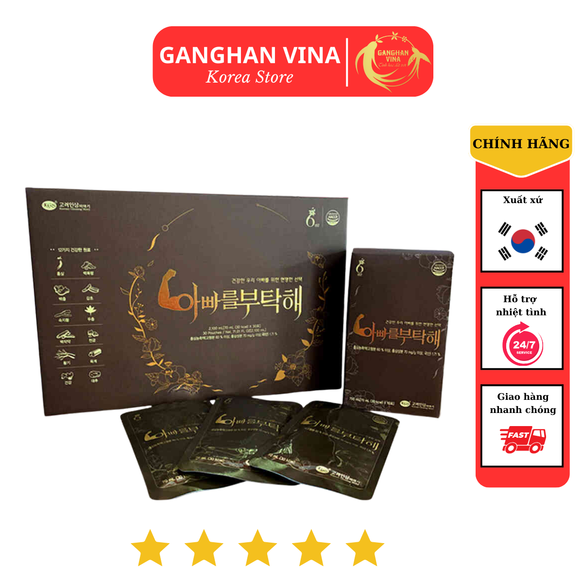 Nước Hồng Sâm Đặc Biệt Dành Cho Cha KGS