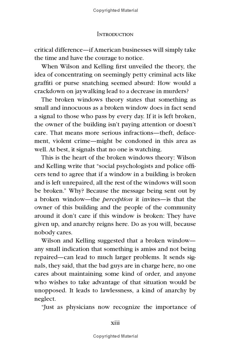 Broken Windows, Broken Business: The Revolutionary Broken Windows Theory: How The Smallest Remedies Reap The Biggest Rewards