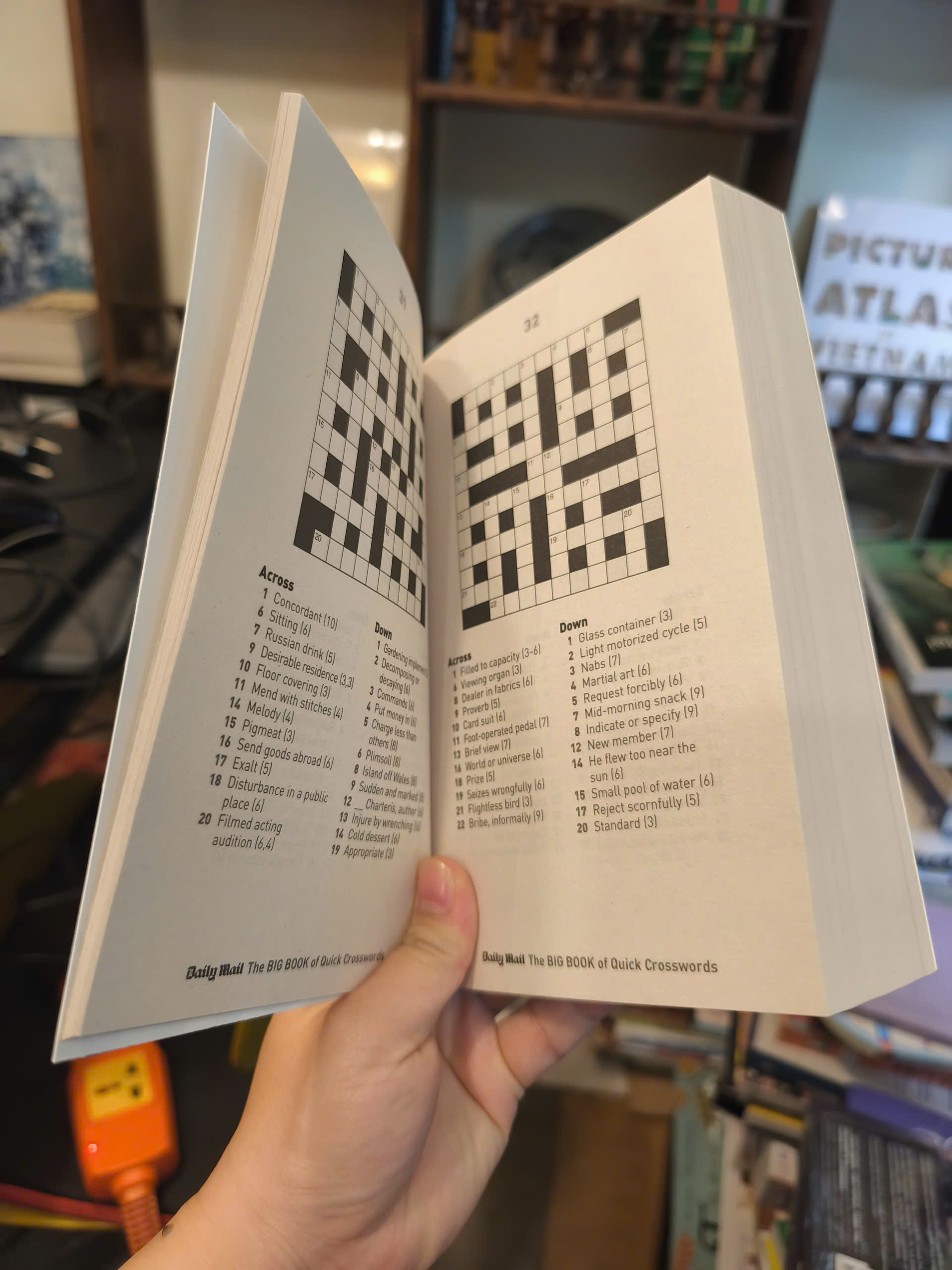 Sách - Big Book of Quick Crosswords 1 | Games / Ngoại văn Nhập khẩu UK / Trò chơi ô chữ giải trí