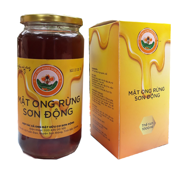 Mật Ong Rừng Sơn Động 1000ml