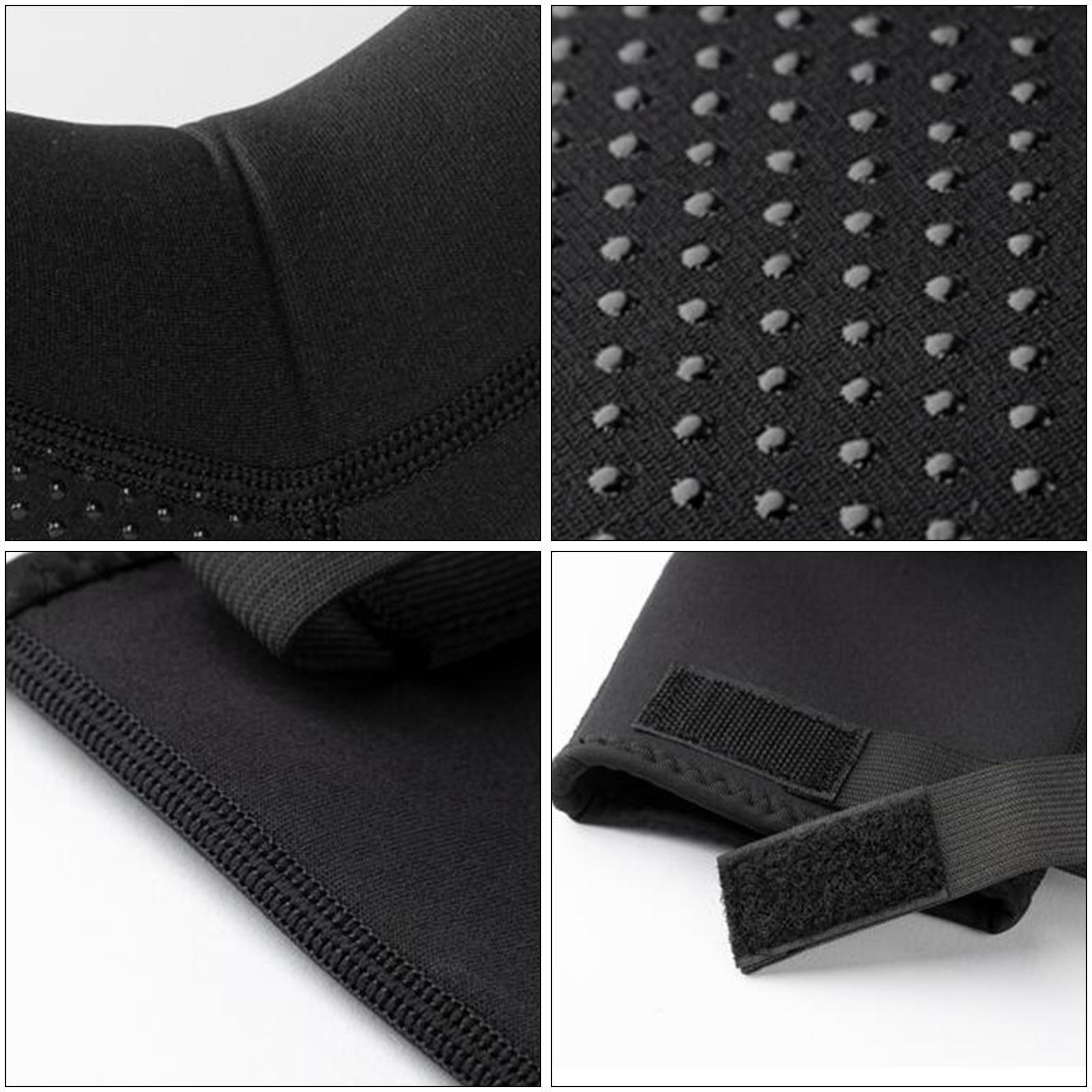 2 Pairs Neoprene Diving Scuba Boots 3mm Surfing Snorkeling Socks Black M