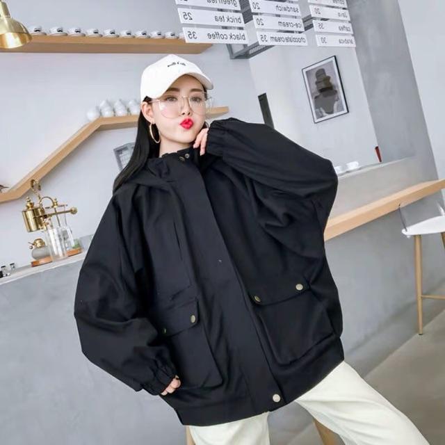 Áo Khoác Kaki Unisex túi hộp trơn