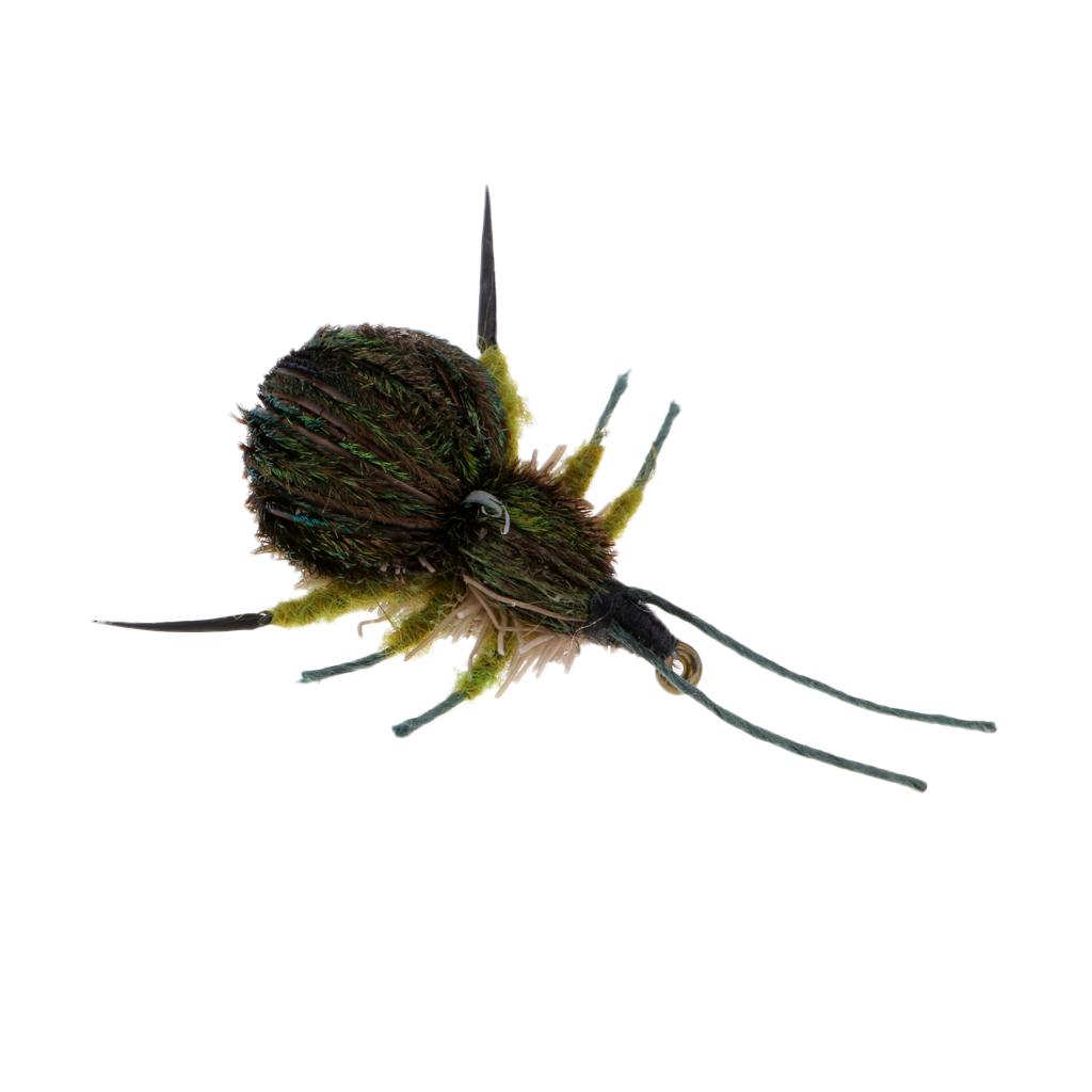 Fly Fishing Lure Flies Bass Salmon Trout Insects Baits Floating Flies