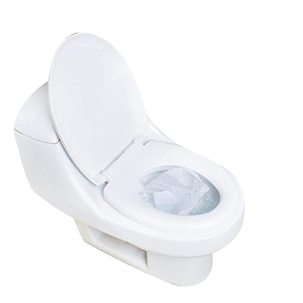 Bọc Ghế Nhà Vệ Sinh Dùng Một Lần Du Lịch Xách Tay 10 Cái / Gói 13,98 * 16,93 Inch