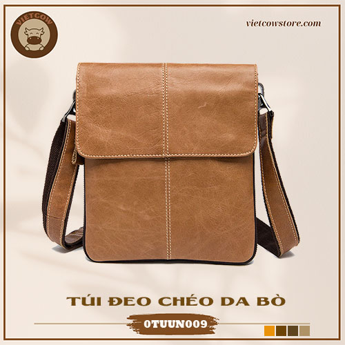 Túi Đeo Chéo Da Bò, Túi Đeo Chéo Tablet Da Bò Pullup_VietCow_0TUUN009