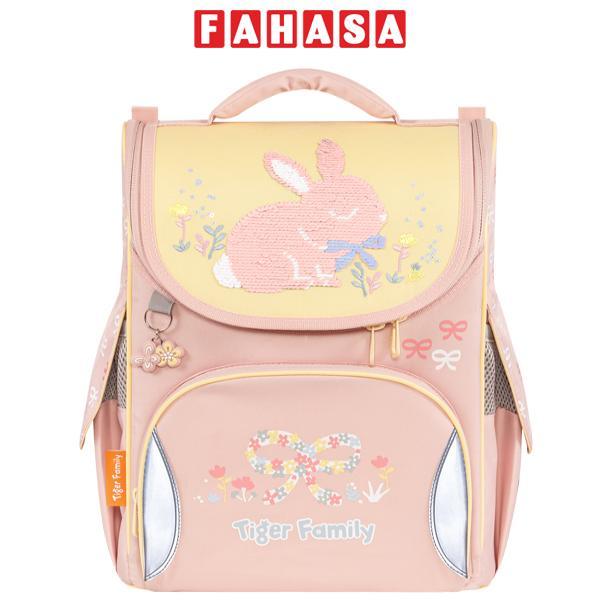 Cặp Chống Gù Nature Quest Schoolbag Pro - Bows and Bunny - Sequins - Tiger Family TGNQ-105A