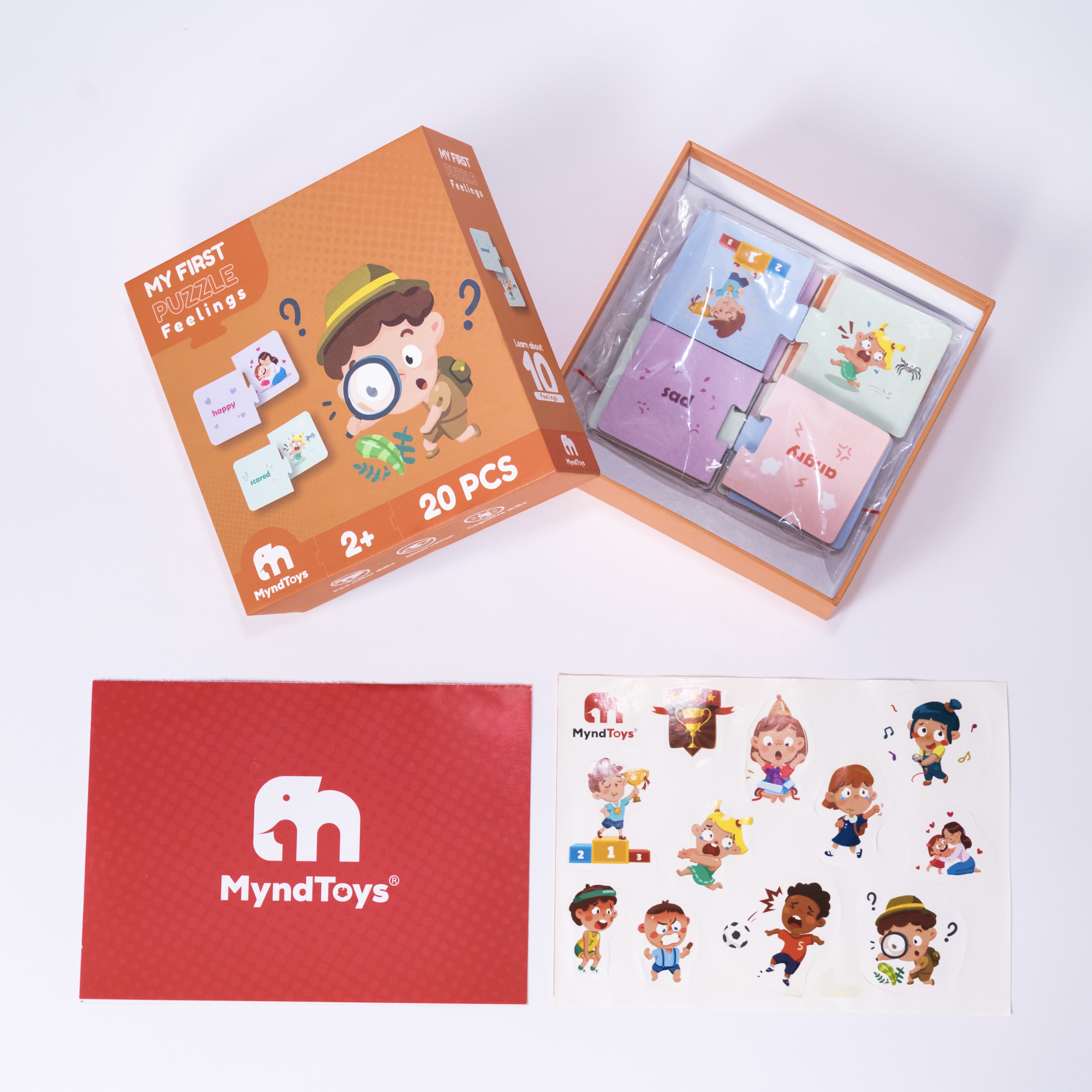 Đồ Chơi Xếp Hình MyndToys My First Puzzle - Feelings (Cảm xúc) Dành Cho Bé Trên 2 Tuổi