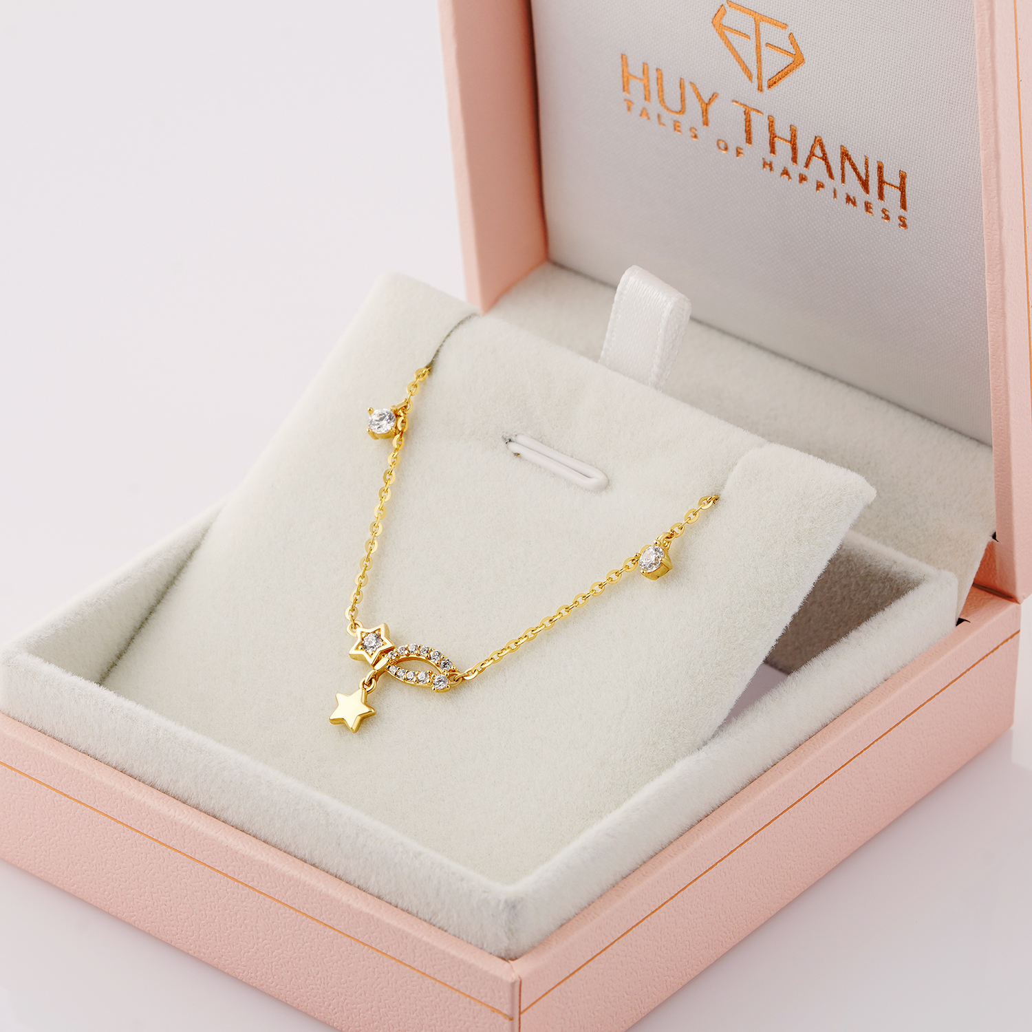 Lắc Chân Vàng 14k LCLF107 Huy Thanh Jewelry