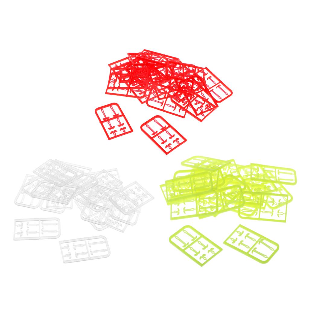 120Pcs Carp Hair Rig Fishing Bait Boilie Stops Plastic V Stopper